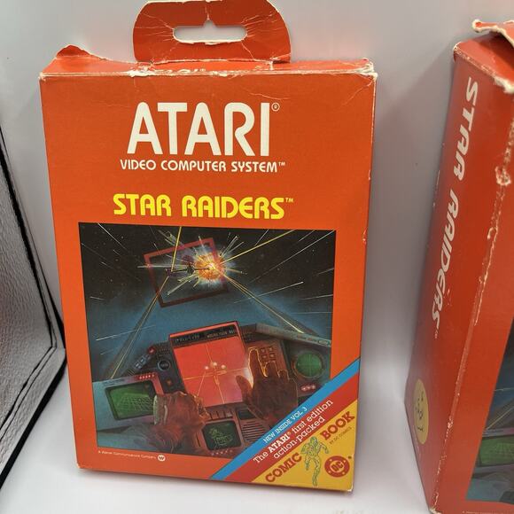 Star Raiders (Atari 2600) w/Video Touchpad, Complete in Box CIB NTSC - Picture 8 of 16
